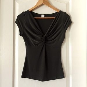 V-neck blouse